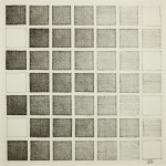 Spiegeling 11 werk op papier 25 x 25 cm (2016)